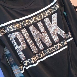 VS long sleeve black sequence shirt